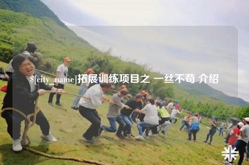 喀什拓展训练项目之 一丝不苟 介绍